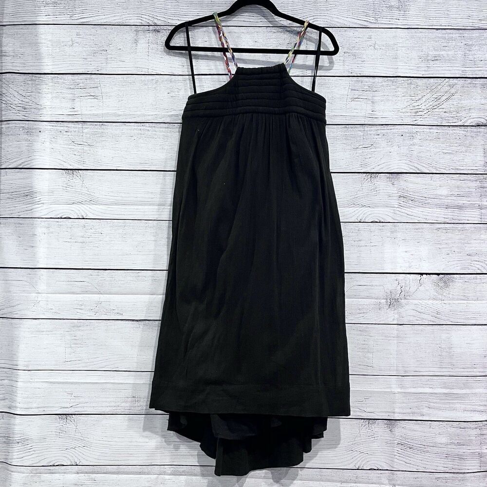 Anthropologie Vanessa Virginia Dress Size Medium Flowy Braided Rope Strap Boho